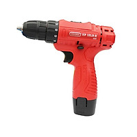 Máy Khoan Pin Oshima KP12LD-K 12V/1.5 AH*2, 1 Bộ Phụ Kiện Mũi Khoan Đầu Túp ( 10 Món ) màu đỏ