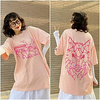 ÁO THUN UNISEX NAM NỮ HOT TREND form rộng tay lỡ- Hình HADES - Free size 40-75kg -Dành cho cả Nam và Nữ, Aó thun co dãn thấm hút mồ hôi tốt