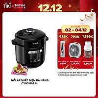 Nồi áp suất điện đa năng Tefal CY601868 - 6 Lít - 15 chức năng - Hàng chính hãng