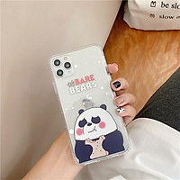 Ốp Lưng Case Iphone Gấu Ba Màu Siêu Trong Không Ngả Màu 7g/8g/7Plus/8Plus/X/Xs/Xsmax/Xr/11/11Pro/11Promax/12/12pr