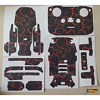 Skin Decal Dán Trang Trí Flycam Mavic Mini 2 - Full Body - Dung Nham Núi Lửa