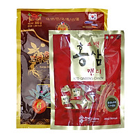 Combo kẹo Hồng sâm và kẹo Hắc sâm Hàn Quốc