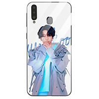 Ốp điện thoại kính cường lực cho máy Samsung Galaxy A20S - Tôi Yêu B.T.S MS TYBTS032
