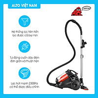 Máy hút bụi gia đình PUPPYOO P9 PRO lực hút 2300Pa, lọc được bụi mịn - Hàng chính hãng