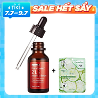 Tinh Chất Dưỡng Trắng, Làm Mờ Thâm By Wishtrend Pure Vitamin C 21.5 Advanced Serum 30ml + Tặng 1 Mặt Nạ 3W Clinic