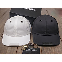 Combo 2 mũ lưỡi trai nón kết sơn vải dù 2 lớp thời trang nam nữ cao cấp