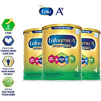 Bộ 3 lon Sữa bột Enfagrow A+ Neuropro 4 Vị thanh mát với dưỡng chất DHA & MFGM – 1.7kg