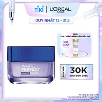 Kem dưỡng trắng da vitamin L'Oreal Paris Aura Perfect ban đêm 50ml (Kem đêm)