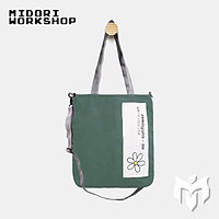 Túi vải thời trang Canvas cao cấp Midori Workshop