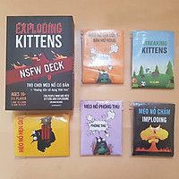 Set Mèo Nổ Kinh Điển: Combo Mèo Nổ Exploding Kittens Đen + 05 Bản Mở Rộng
