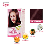 Thuốc nhuộm dưỡng tóc phủ bạc thảo dược Bigen Silk Touch Thương hiệu Nhật Bản Sắc Màu trẻ trung 80ml dạng kem