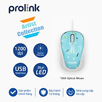 Chuột có dây PROLiNK PMC1005 TFN 1200dpi/3-button- Hàng chính hãng