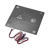 Bàn Gia Nhiệt Bằng Nhôm Dây Lõi Đồng Cho Máy In 3D Anet E12 (12V) (300 x 300 x 3mm)