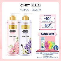 Combo sữa tắm nước hoa Cindy Bloom Aroma Flower mùi hương ngọt ngào nữ tính + Urban Vibes tự tin cuốn hút 640g