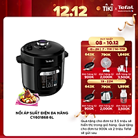Nồi áp suất điện đa năng Tefal CY601868 - 6 Lít - 15 chức năng - Hàng chính hãng