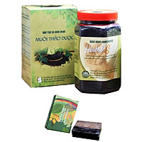 Combo 02 Muối thảo dược ngâm chân (550gr/hộp) và Tặng kèm 01 xà bông thảo dược