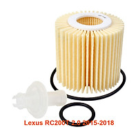 Lõi lọc nhớt OE118J-8 dùng cho Lexus RC200T 2.0 C10 2015, 2016, 2017, 2018 04152-YZZA8