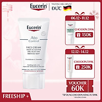 Kem Dưỡng Cho Da Khô và Da Bị Kích Ứng Eucerin Ato Control Soothing Face Cream 50ml