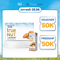 Thùng 48 hộp sữa hạt hạnh nhân TH True Nut 180ml (180ml x 48)
