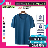 Áo Phông Nam Ngắn Tay 5S (6 Màu), Chất Liệu Cotton Mềm Mại, Thấm Hút, Kiểu Dáng Trẻ Trung, Năng Động (TSO21004)