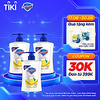 Combo 3 Nước Rửa Tay SAFEGUARD Hương Chanh 450ml