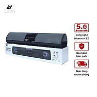 Loa bluetooth speaker LANITH A2 dáng dài 2 loa cực đỉnh – Tặng kèm dây sạc 3 đầu - Kiểu dáng sang trọng hỗ trợ thẻ nhớ, đài FM - Hàng nhập khẩu – LWR000A2.CAP001