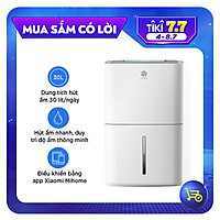Máy hút ẩm không khí NEW WIDETECH 30L Duy trì độ ẩm thông minh Bình chứa 7 lít nước Tiết kiệm năng lượng Kết nối Wifi Điều khiển bằng app Xiaomi Mihome Hàng chính hãng