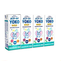 Lốc 4 hộp sữa Vinamilk Yoko Gold 180ml - 00120