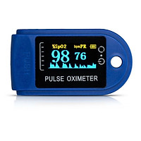 Máy đo huyết áp kẹp ngón tay + spo2 nhịp tim - Máy đo nồng độ oxy trong máu cầm tay cho kết quả đo nhanh chính xác