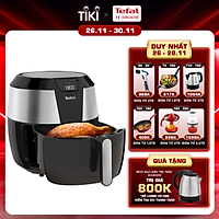 Nồi chiên không dầu vỏ thép Tefal EY701D15 - Dung tích 5.6L Size lớn XXL Công suất 1850W - Hàng chính hãng