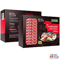 Combo Lẩu Bulgogi Thịt Ba Chỉ Bò Mỹ 1100g