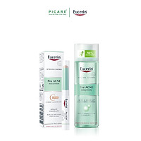 Bộ Che Khuyết Điểm Cho Da Mụn Eucerin ProAcne Solution Cover Stick 2.5g Và Nước Tẩy Trang Da Mụn Eucerin Pro ACNE Solution Acne & Make-up Cleansing Water (200ml)