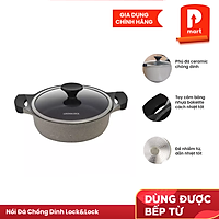Nồi đá Lock&Lock Stone 2 tay cầm LCA6242D 24cm