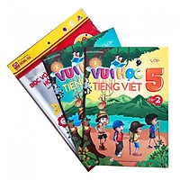 Combo Vui học Tiếng Việt lớp 5 + tập bọc nilon sách vở