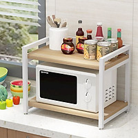 Kệ để lò vi sóng, gia vị 2 tầng đa năng tiện ích KS45