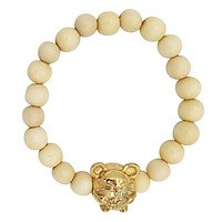 Vòng Tay Dâu Tằm Charm Chuột Bạc Xi Vàng Cho Bé - MH Jewelry - DAU_CHUOTVANG 0 - 2 Tuổi