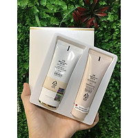 Bộ Kem nền BB Cream che khuyết điểm hoàn hảo OHUI Ultimate Britening SPF50+/PA++++ 45ml set và sữa rửa mặt Miracle foam 40ml