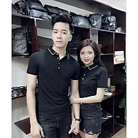 Áo đôi cổ bẻ CoupleTina 100% cotton cao cấp