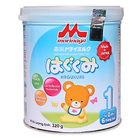Sữa Morinaga Hagukumi số 1 320g (0 - 6 tháng)