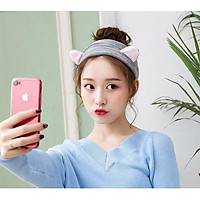 Băng Đô Tai Mèo Trang Điểm, Rửa Mặt, Đắp Mặt Nạ Siêu Hot BD11