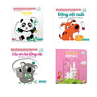 Combo 4 Cuốn sách giúp bé phát triển tư duy logic về vận động : Chuyển động – Song ngữ A-