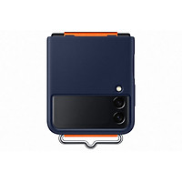 Ốp lưng Samsung Galaxy Z Flip3 Silicone - Cover with Strap - Hàng chính hãng