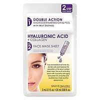 Skin Republic Two Step Hyaluronic Acid and Collagen Face Mask