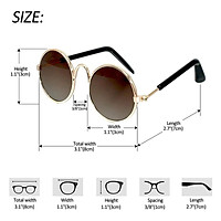 Fashion Cool Cat Glasses Pet Dog Eye Protection Sunglasses Puppy Kitty Photo Props Toy