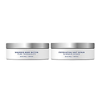Combo Tẩy Tế Bào Chết Và Dưỡng Thể - Origani Bodycare Exfoliating Salt Scrub Summer Lychee + Origani Whipped Body Butter Pure Tranquility Có Chứng Nhận Hữu Cơ - Xuất Xứ Từ Úc -Làm Sạch Da, Làn da lập tức được nuôi dưỡng sáng rạng rỡ.