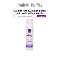 Sữa rửa mặt dạng bọt Detox chiết xuất nước biển sâu Tegoder Osmobeauty foam 200 ml mã 4923