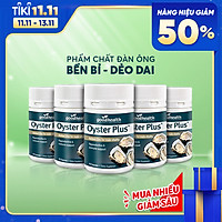 Combo 5 Hộp Tinh Chất Hàu Goodhealth Oyster Plus 60 Viên - Giúp Tăng Cường Sinh Lý - Cải Thiện Chất Lượng Tinh Trùng - Hàng Chính Hãng New Zealand
