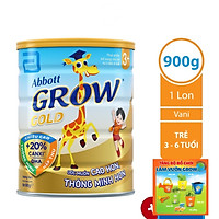 Sữa Bột Abbott Grow Gold 3+ (900g) - Tặng Bộ Đồ Chơi Làm Vườn Grow