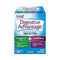 Lactose Support Probiotic Supplement Digestive Advantage 32 count in a boxBreaks Down Lactose and Relieves Minor Abdominal Discomfort Survives 100x Better Than Regular 50 Billion CFU