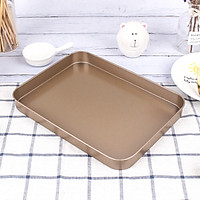 Khuôn Bánh Vuông Chống Dính Khuôn Bánh Bông Lan Sinh Nhật Tiramisu Hình Chữ Nhật Thép Carbon Đa Năng Tiện Lợi